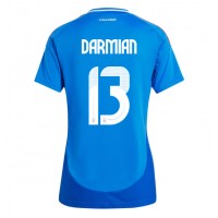 Dámy Fotbalový dres Itálie Matteo Darmian #13 ME 2024 Domácí Krátký Rukáv